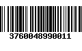 Código de Barras 3760048990011