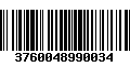 Código de Barras 3760048990034