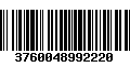 Código de Barras 3760048992220