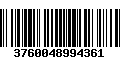 Código de Barras 3760048994361