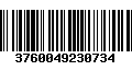 Código de Barras 3760049230734