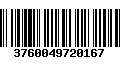 Código de Barras 3760049720167