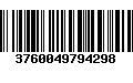 Código de Barras 3760049794298