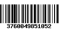 Código de Barras 3760049851052