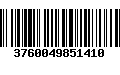 Código de Barras 3760049851410