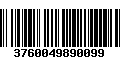 Código de Barras 3760049890099