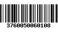 Código de Barras 3760050060108