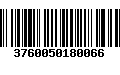 Código de Barras 3760050180066