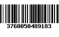 Código de Barras 3760050489183