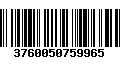 Código de Barras 3760050759965