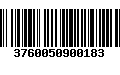 Código de Barras 3760050900183