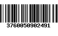 Código de Barras 3760050902491