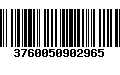 Código de Barras 3760050902965