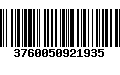 Código de Barras 3760050921935