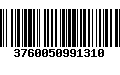 Código de Barras 3760050991310