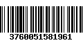 Código de Barras 3760051581961