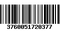 Código de Barras 3760051720377