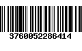 Código de Barras 3760052286414