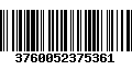 Código de Barras 3760052375361