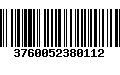 Código de Barras 3760052380112