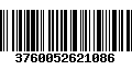 Código de Barras 3760052621086