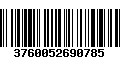 Código de Barras 3760052690785