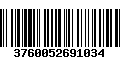 Código de Barras 3760052691034