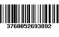 Código de Barras 3760052693892