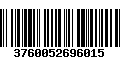 Código de Barras 3760052696015