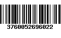 Código de Barras 3760052696022