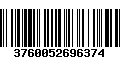 Código de Barras 3760052696374