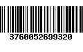 Código de Barras 3760052699320