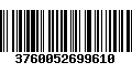 Código de Barras 3760052699610