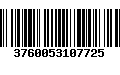 Código de Barras 3760053107725