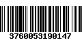 Código de Barras 3760053190147