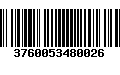 Código de Barras 3760053480026