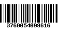 Código de Barras 3760054099616