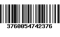 Código de Barras 3760054742376