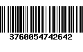 Código de Barras 3760054742642