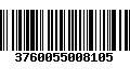 Código de Barras 3760055008105