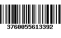 Código de Barras 3760055613392