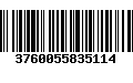 Código de Barras 3760055835114