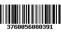 Código de Barras 3760056080391