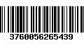 Código de Barras 3760056265439