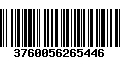 Código de Barras 3760056265446