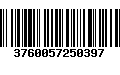 Código de Barras 3760057250397