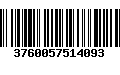 Código de Barras 3760057514093