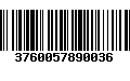 Código de Barras 3760057890036