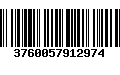 Código de Barras 3760057912974