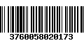 Código de Barras 3760058020173